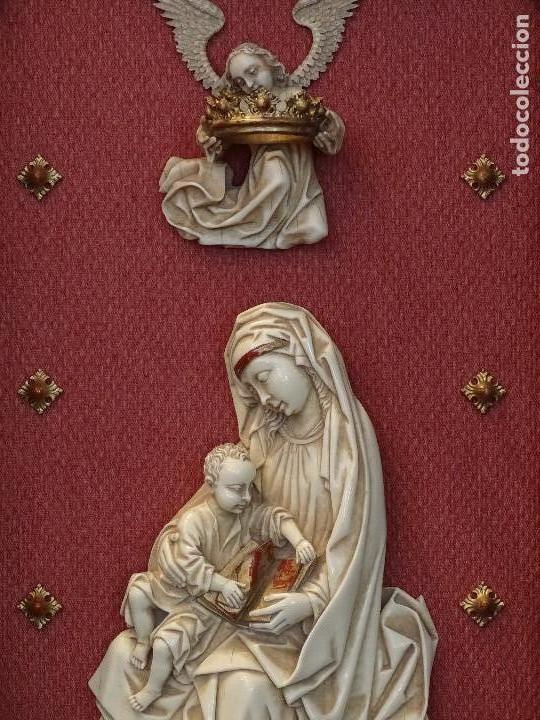 Arte: VIRGEN CON NI&Ntilde;O G&Oacute;TICA. - Foto 4