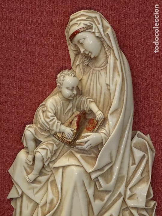 Arte: VIRGEN CON NI&Ntilde;O G&Oacute;TICA. - Foto 5