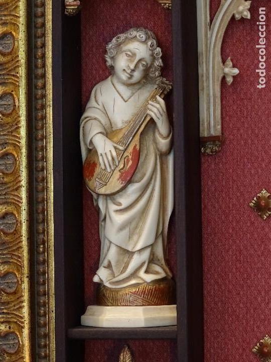 Arte: VIRGEN CON NI&Ntilde;O G&Oacute;TICA. - Foto 6