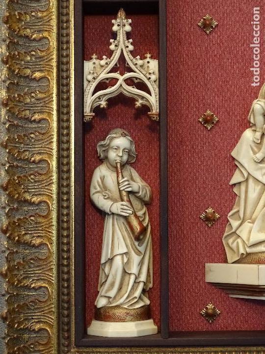 Arte: VIRGEN CON NI&Ntilde;O G&Oacute;TICA. - Foto 10