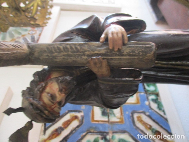 Arte: Gran Poder talla Jesus Nazareno siglo XIX - Foto 2