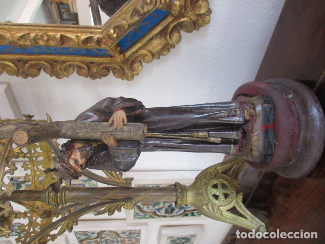 Arte: Gran Poder talla Jesus Nazareno siglo XIX - Foto 3