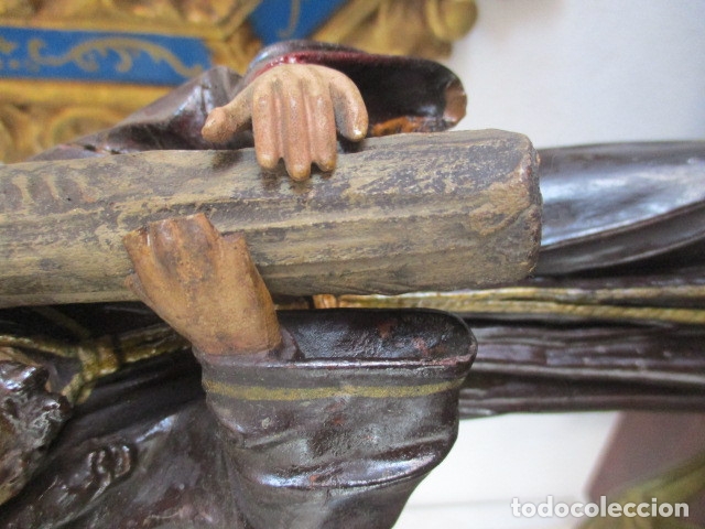 Arte: Gran Poder talla Jesus Nazareno siglo XIX - Foto 4