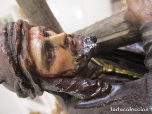 Arte: Gran Poder talla Jesus Nazareno siglo XIX - Foto 17
