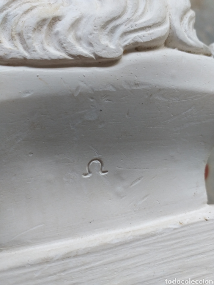 Arte: PEQUE&Ntilde;O BUSTO DE JESUS EN YESO - Foto 8
