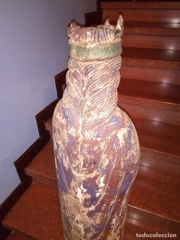 Arte: TALLA DE MADERA FINALES DEL XVII - Foto 4