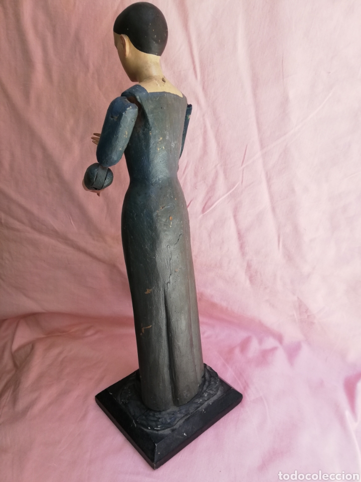 Arte: VIRGEN VESTIDERA EN MADERA - Foto 6