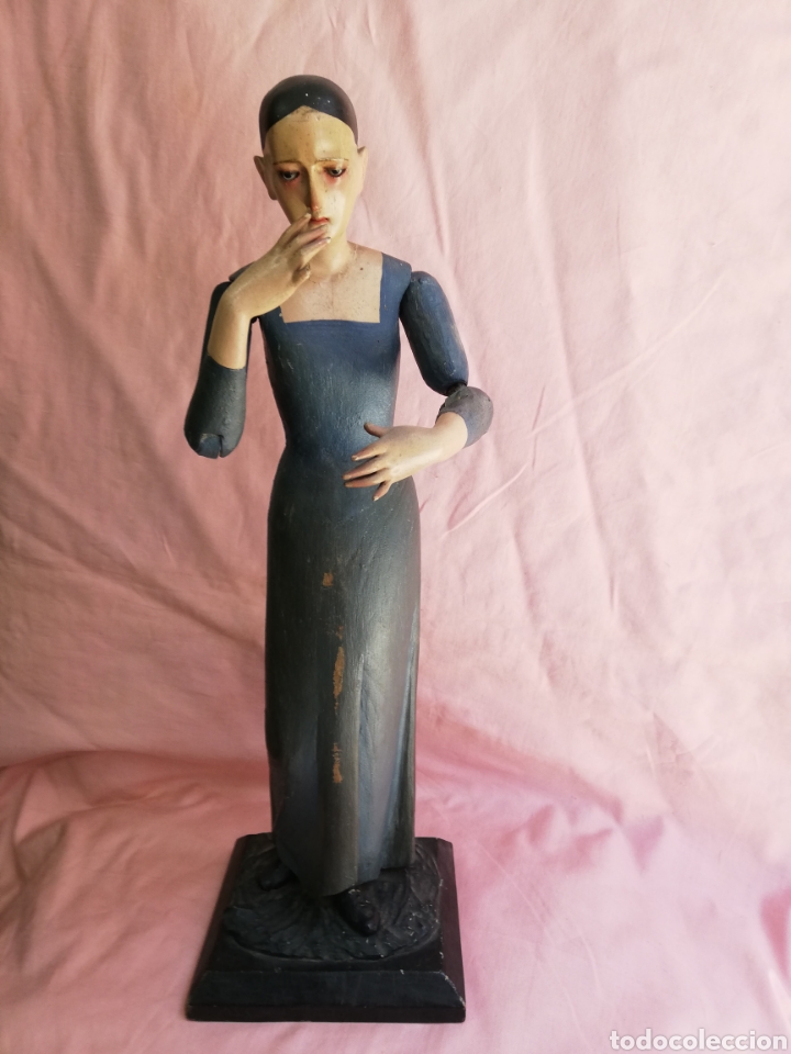 Arte: VIRGEN VESTIDERA EN MADERA - Foto 5