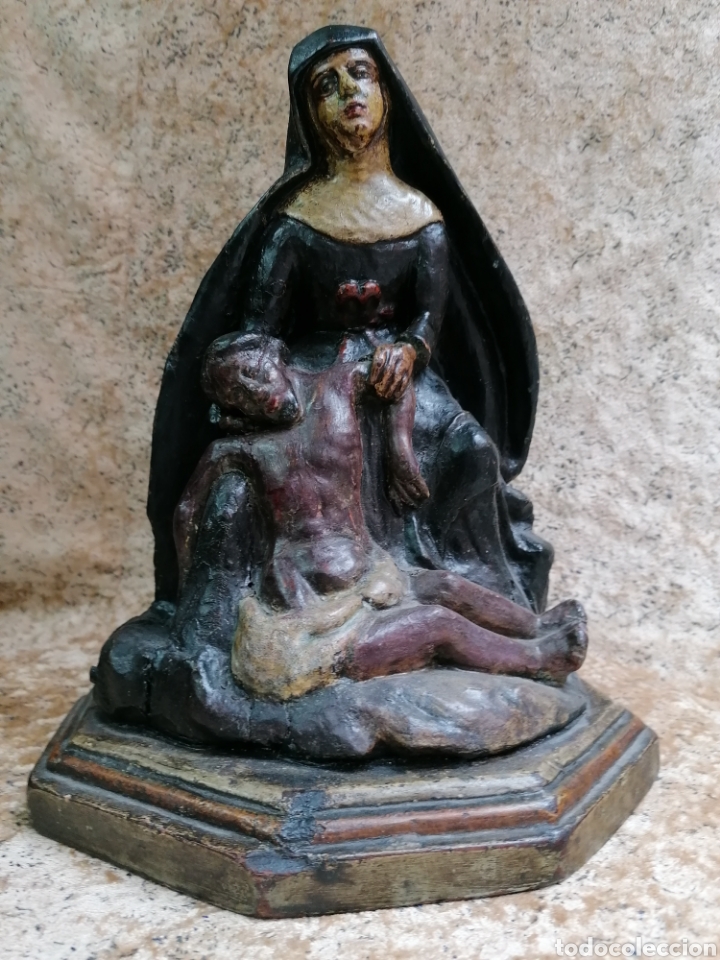 Arte: TALLA DE MADERA ANTIGUA - Foto 2