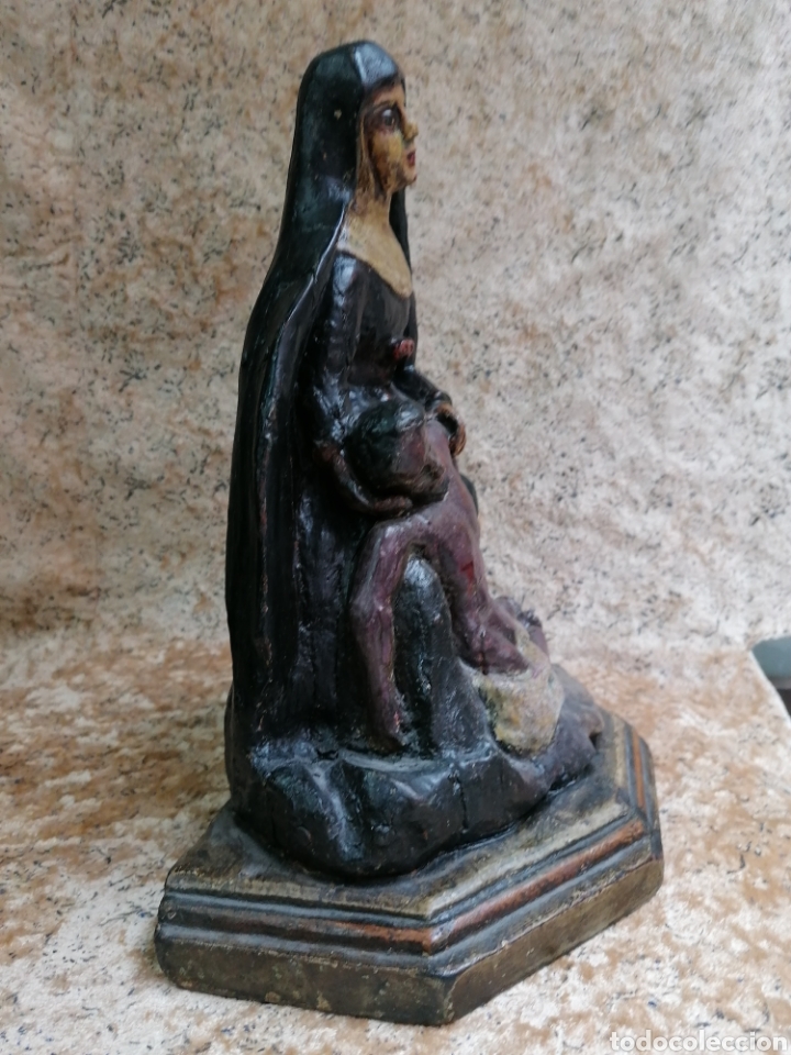 Arte: TALLA DE MADERA ANTIGUA - Foto 6