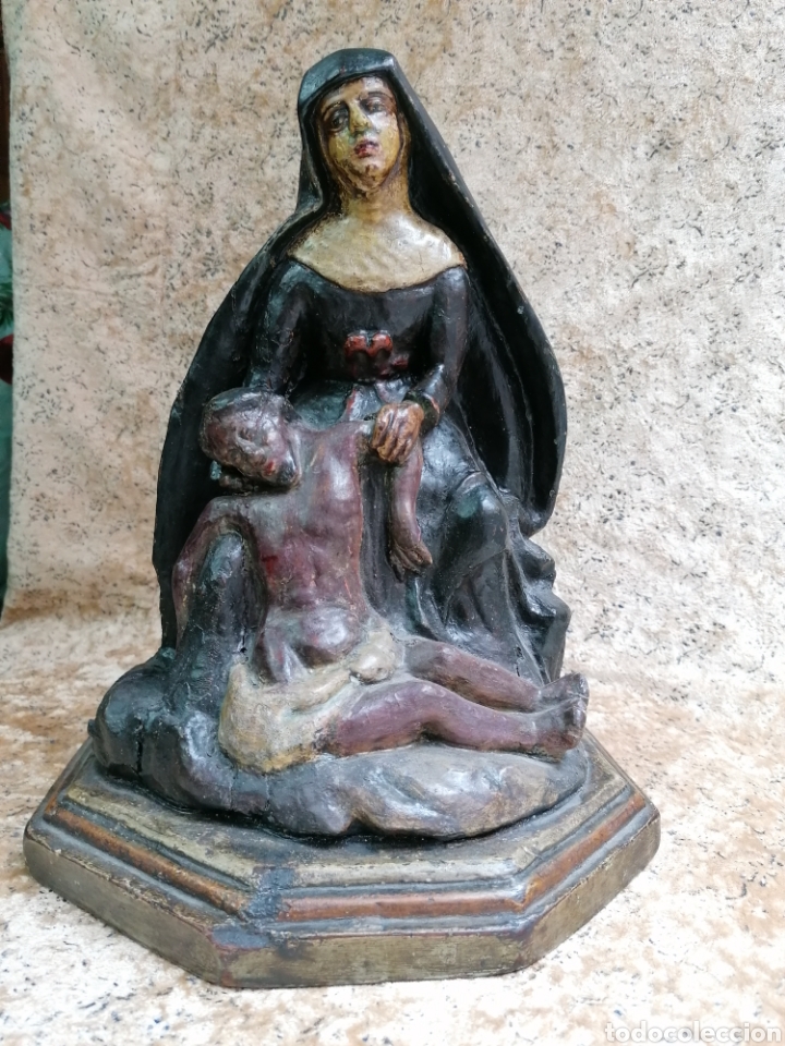 Arte: TALLA DE MADERA ANTIGUA - Foto 1
