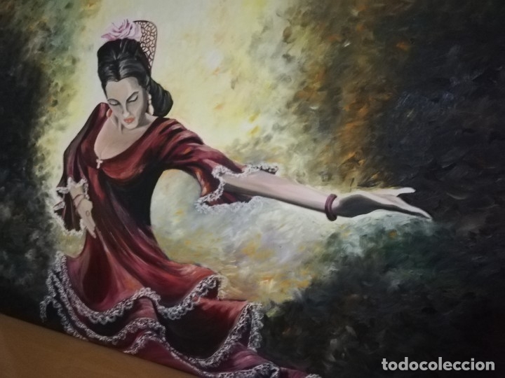 Arte: Cuadro lienzo gitana flamenca - Foto 3