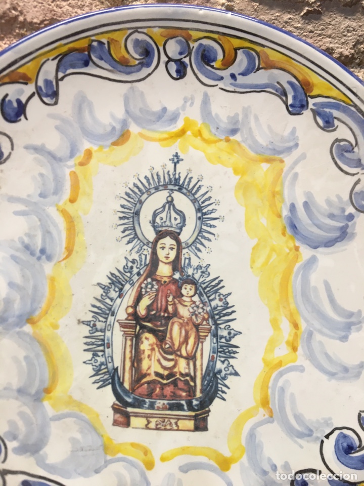 Arte: Plato de la Virgen de la Antigua. Cebolla - Foto 2