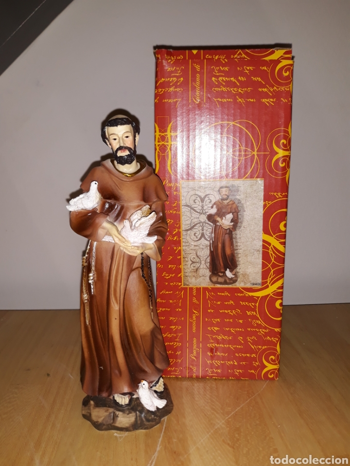 Arte: SAN FRANCISCO DE ASIS DE 20 CM NUEVO - Foto 1