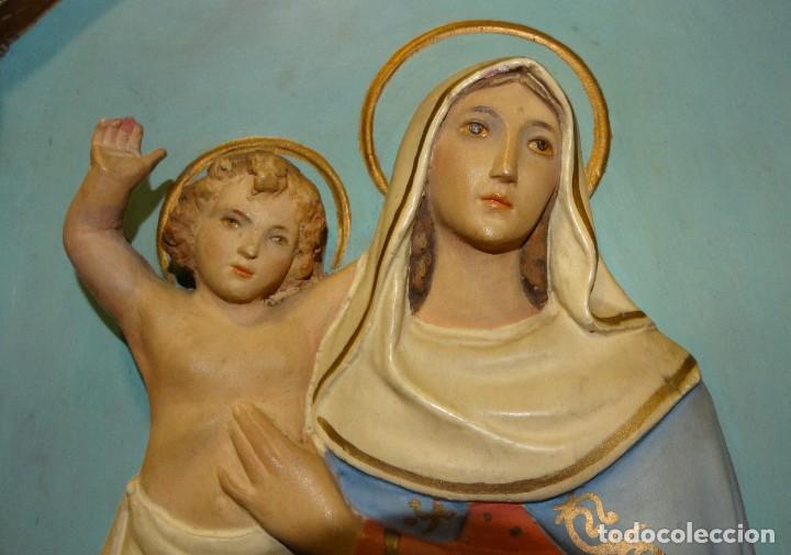 Arte: CUADRO DE DE LA VIRGEN CON EL NI&Ntilde;O. - Foto 3