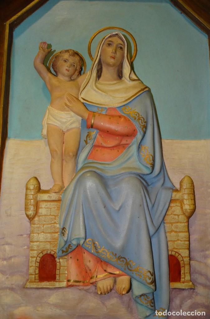Arte: CUADRO DE DE LA VIRGEN CON EL NI&Ntilde;O. - Foto 5