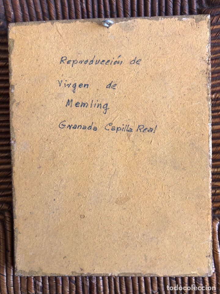 Arte: Icono de Vigen Memling Granada Capilla Real - Foto 3