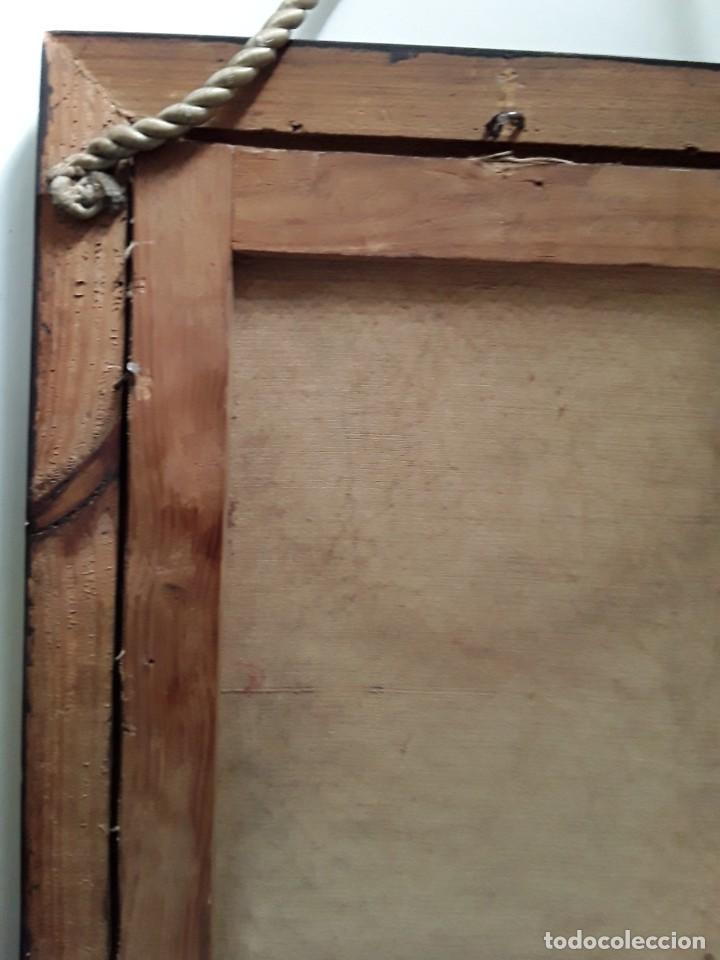 Arte: Busto de Cristo al &oacute;leo. Enmarcado - Foto 13