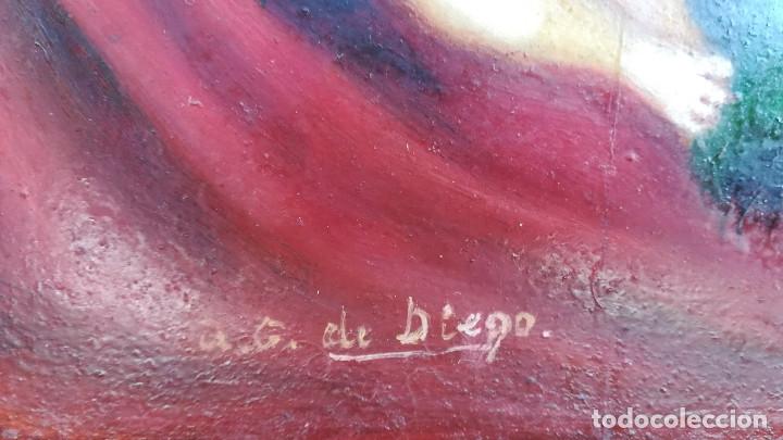 Arte: OLEO VIRGEN CON NI&Ntilde;O - Foto 5
