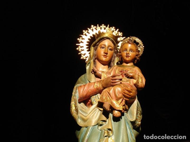 Arte: NUESTRA SE&Ntilde;ORA DEL SAGRADO CORAZ&Oacute;N DE JES&Uacute;S DORADA AL ORO FINO.