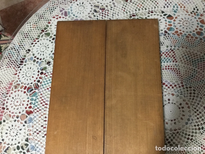 Arte: TR&Iacute;PTICO PINTADO SOBRE MADERA Y FIRMADO - Foto 10
