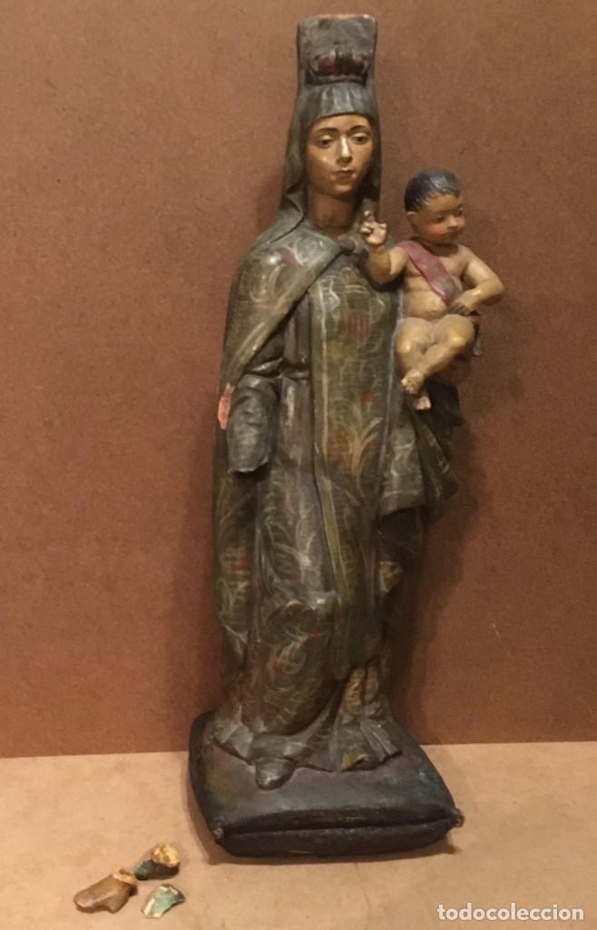 Arte: V&iacute;rgen de la Merced con peineta - Foto 2