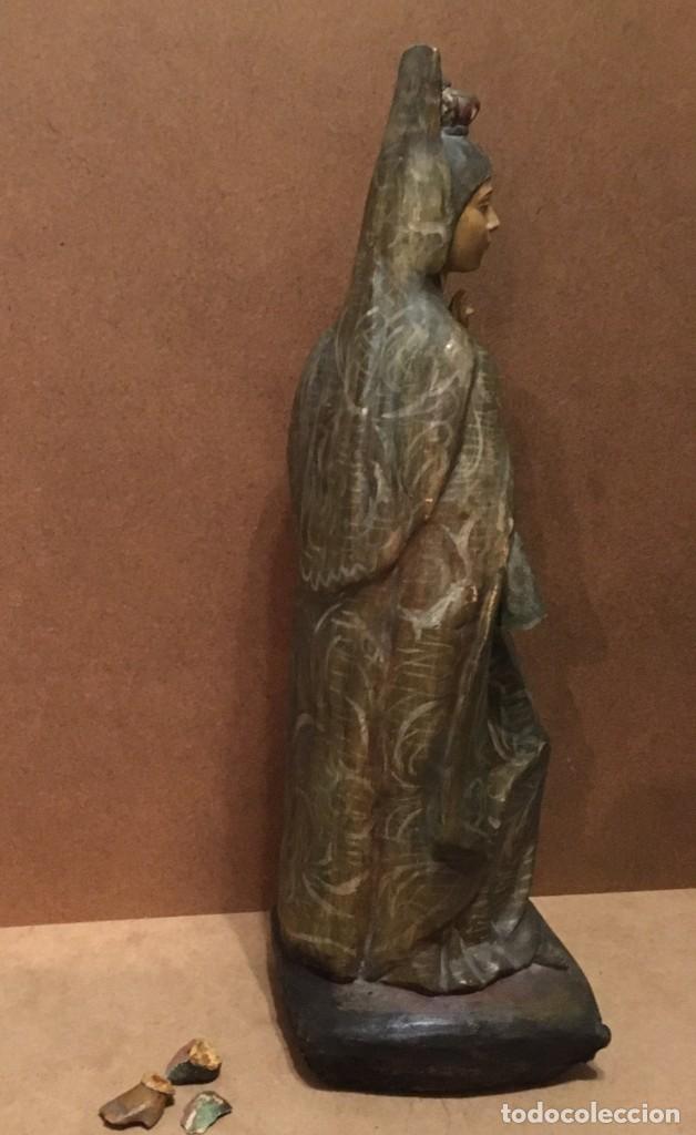 Arte: V&iacute;rgen de la Merced con peineta - Foto 7