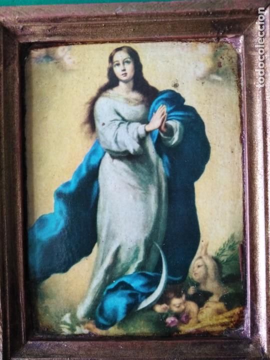 Arte: Tablilla triptico antigua - Foto 2
