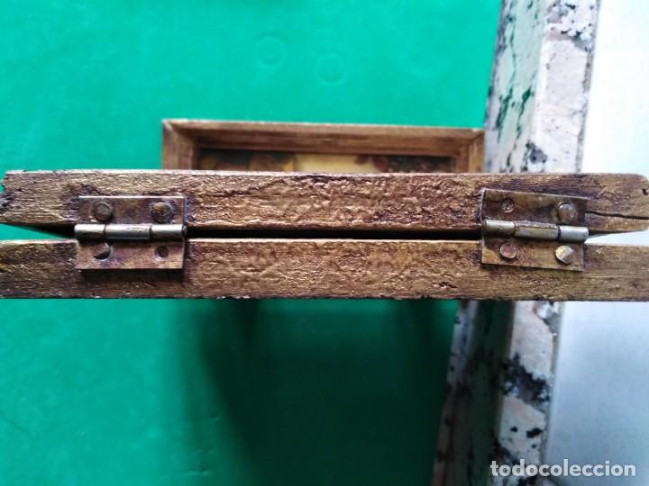 Arte: Tablilla triptico antigua - Foto 6