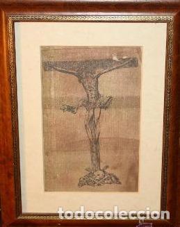 Jes s Crucificado Grabado En Tela Siglo Xviii Comprar Grabados jes-s-crucificado-grabado-en-tela-siglo-xviii-comprar-grabados