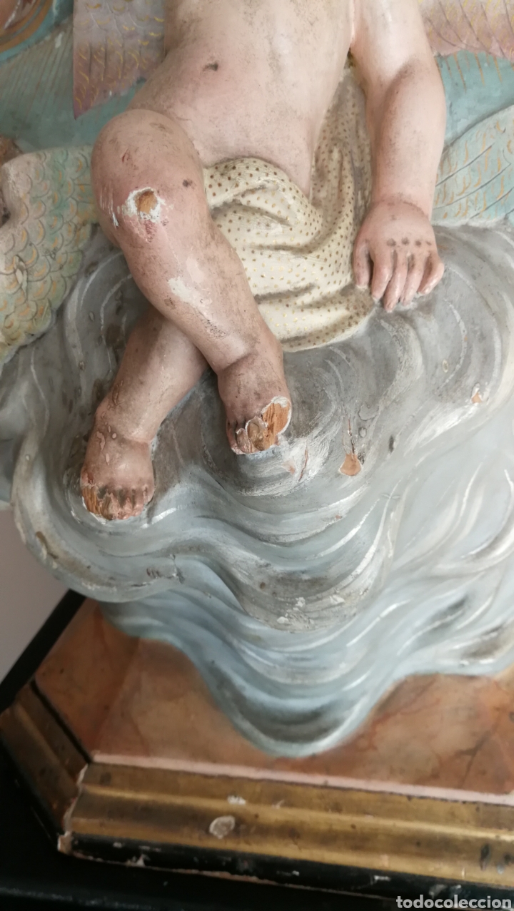 Arte: Antigua talla Virgen - Foto 5