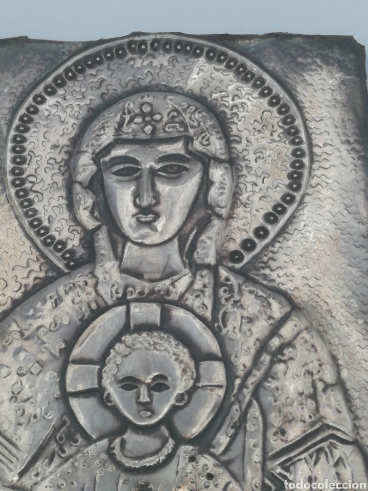 Arte: Antiguo icono plata de ley - Foto 2