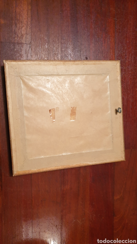 Arte: Cuadro en madera y bronce de angel - Foto 3