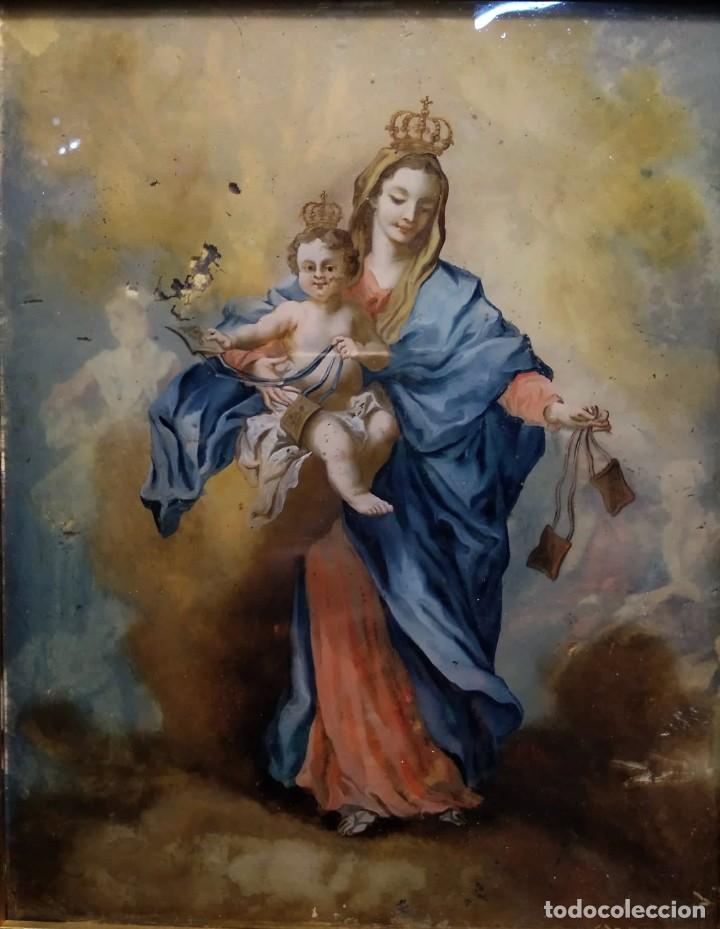 Arte: Oleo bajo cristal - Foto 1