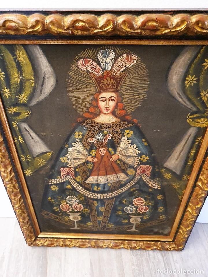 Arte: -OLEO VIRGEN SOBRE TABLA - Foto 4