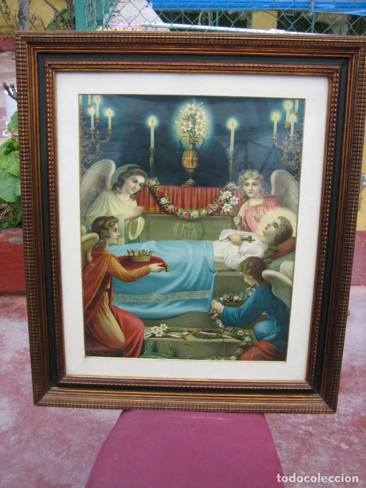 Arte: Antigua lamina religiosa - Foto 1