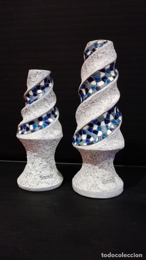 Arte: PORTAVELAS ESTILO GAUDI - Foto 1