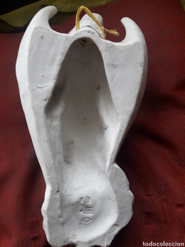 Arte: Antigua benditera biscuit, sellada - Foto 5