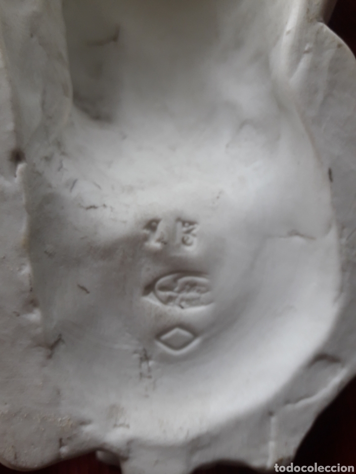 Arte: Antigua benditera biscuit, sellada - Foto 6
