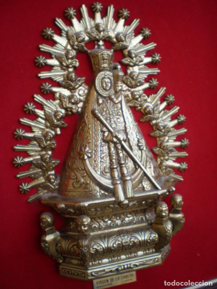 Arte: Virgen enmarcada de bronce - Foto 6