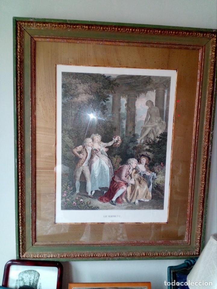 Arte: Grabado romantico - Foto 1