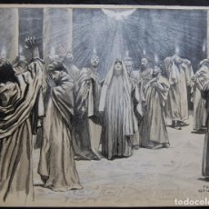 Arte: PENTECOSTES ( ESPÍRITU SANTO) - FRANZ GAILLIARD (BÉLGICA, 1861-1932). Lote 27956513