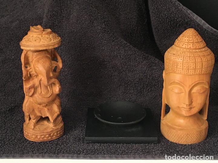 Arte: DOS BONITAS TALLAS EN MADERA. - Foto 3