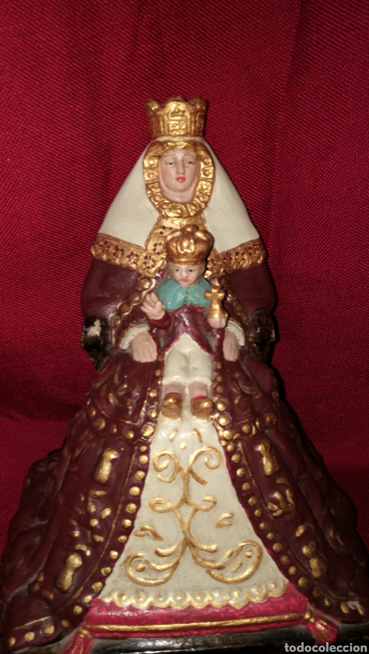 Arte: VIRGEN DE LOS REYES EN TERRACOTA - Foto 2