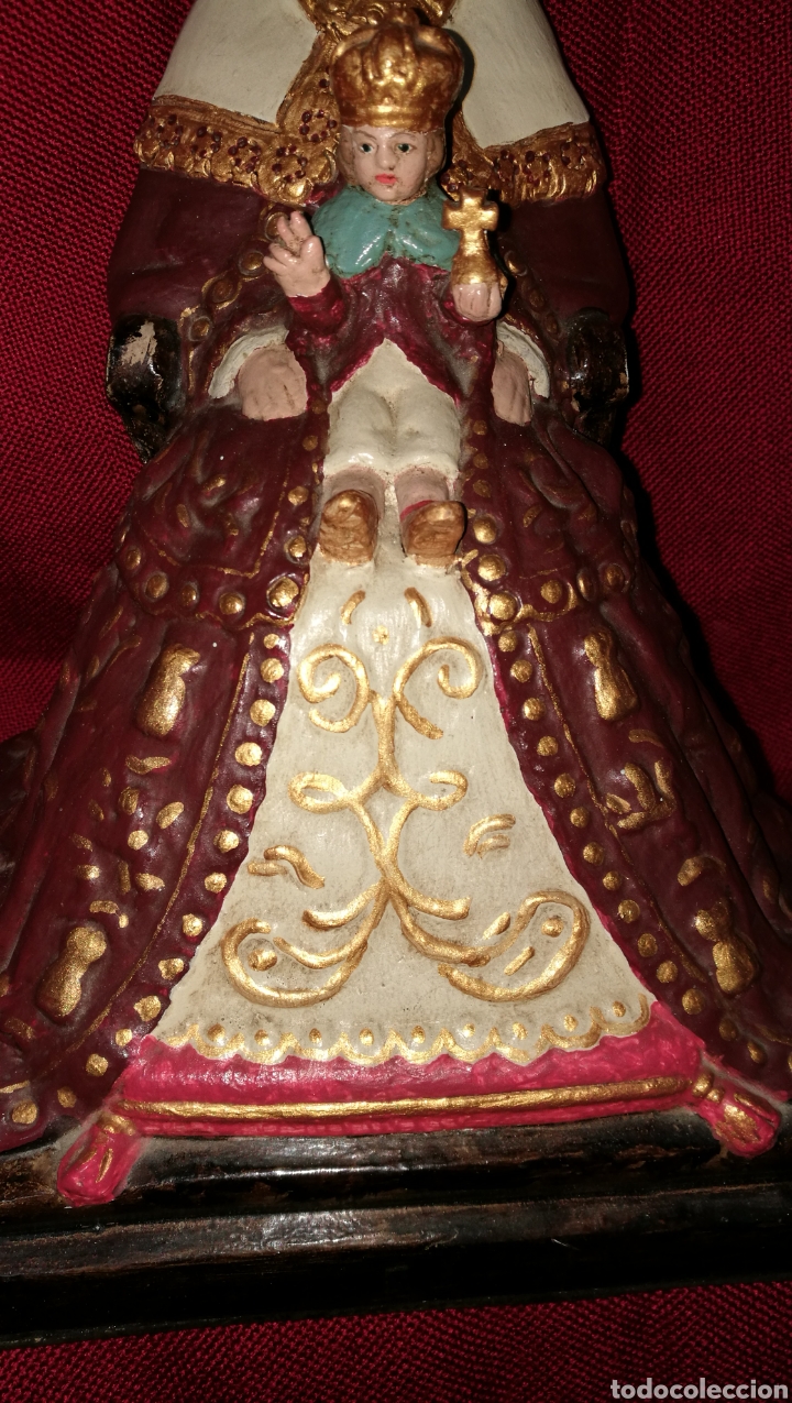 Arte: VIRGEN DE LOS REYES EN TERRACOTA - Foto 3