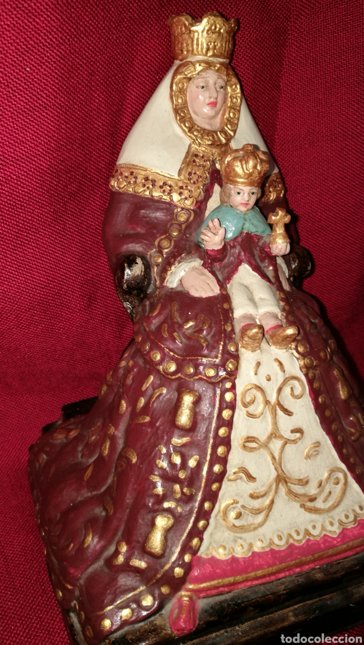 Arte: VIRGEN DE LOS REYES EN TERRACOTA - Foto 4