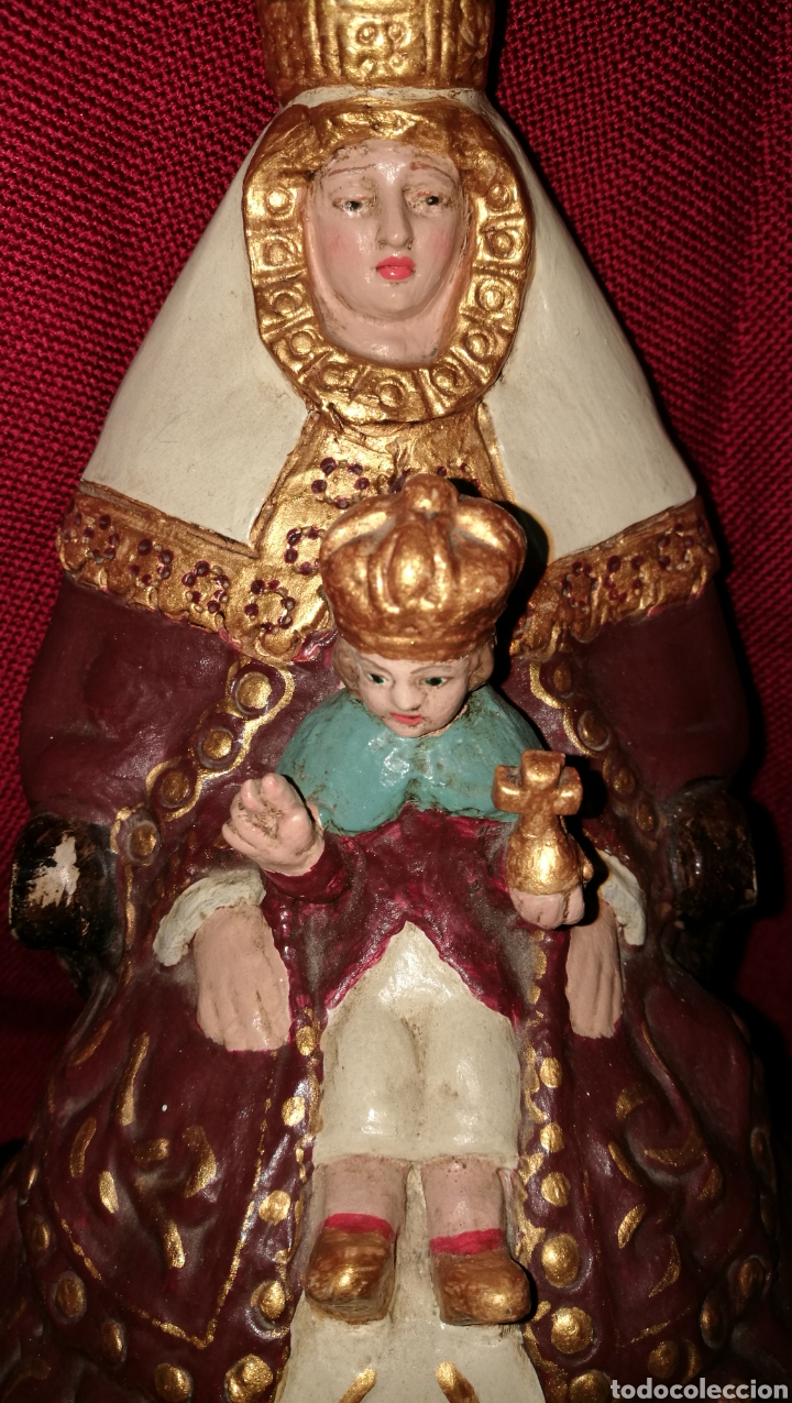 Arte: VIRGEN DE LOS REYES EN TERRACOTA - Foto 6