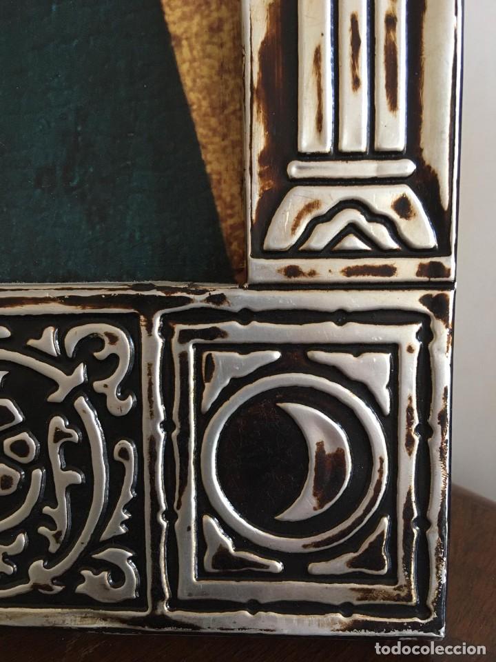 Arte: Icono de Virgen plateado - Foto 3