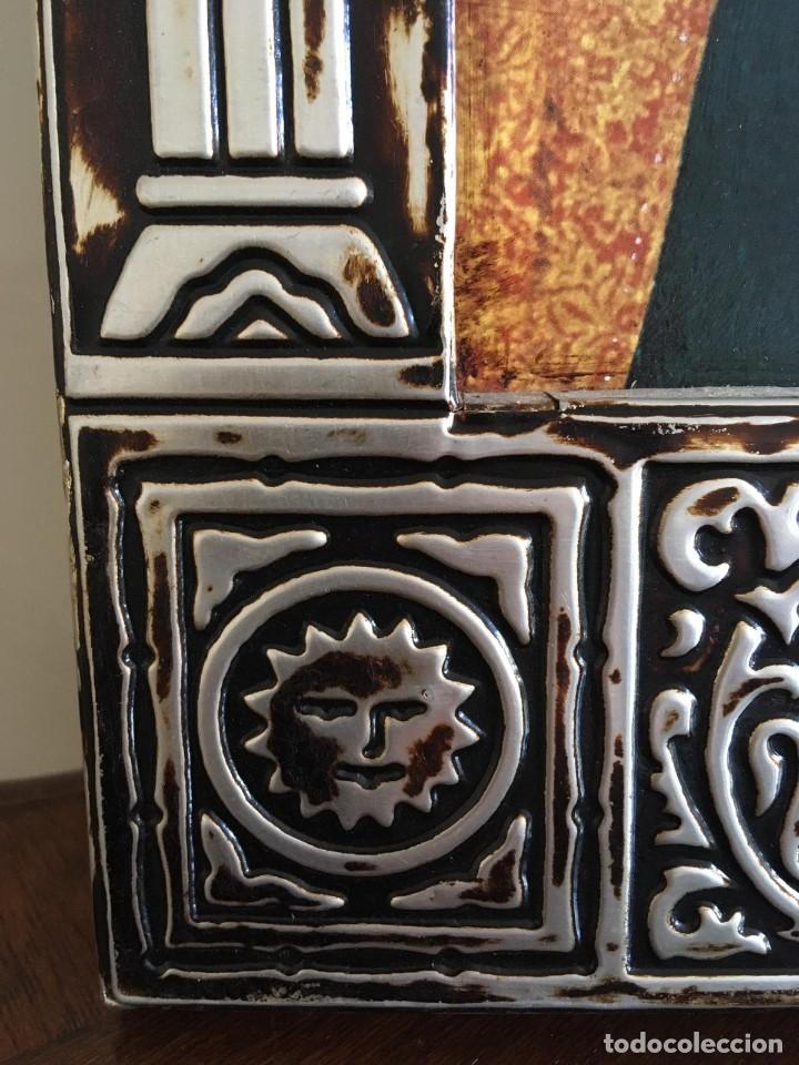 Arte: Icono de Virgen plateado - Foto 6