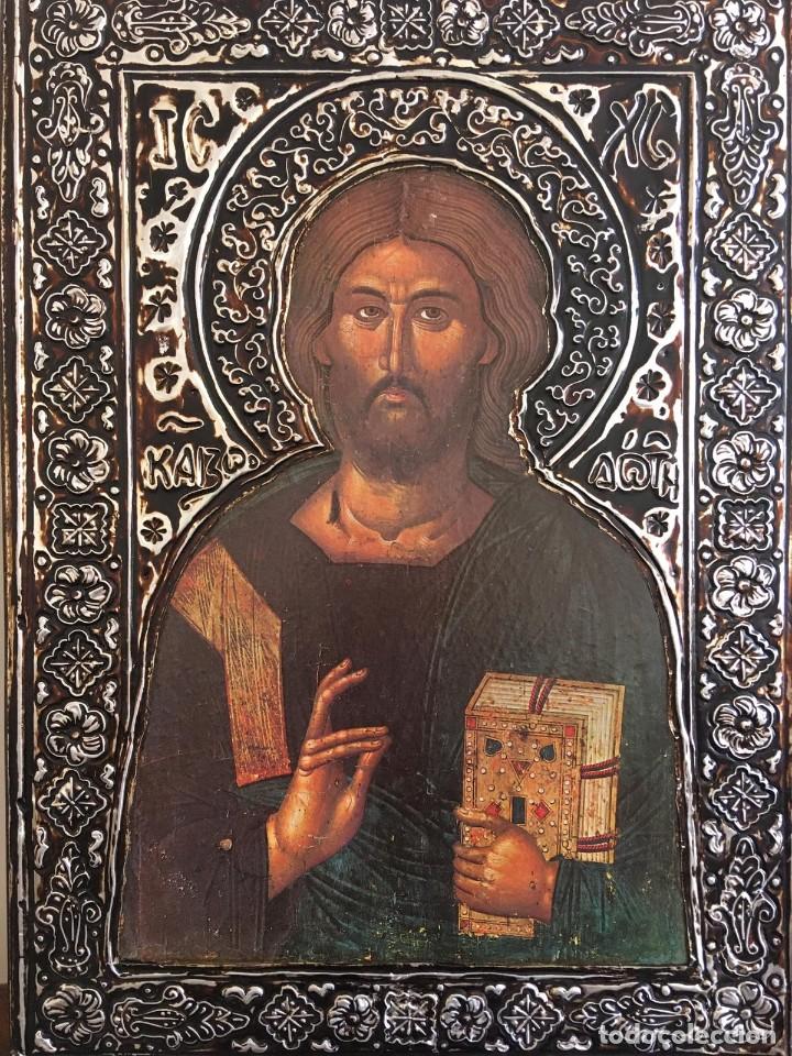 Arte: Icono Santo plateado - Foto 1